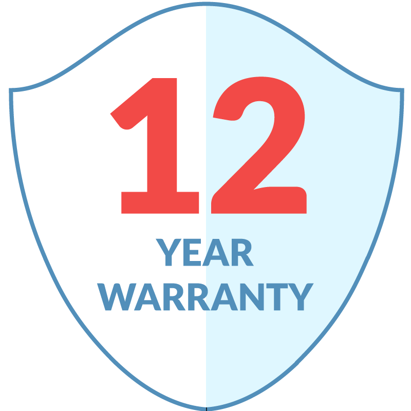 12 Year Warranty